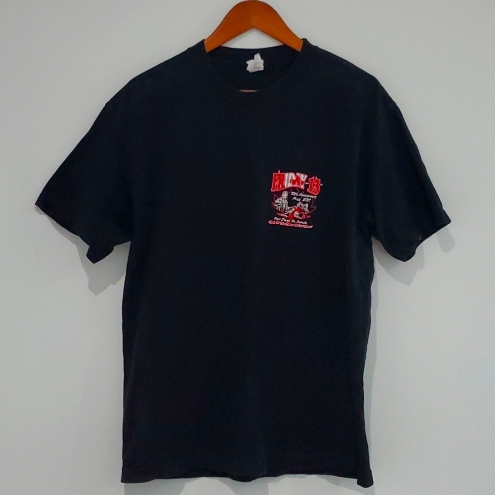 Vintage 2011 Port Dover Friday 13th -30th Anniversary Skeleton Biker Tee Size L - Picture 2 of 7
